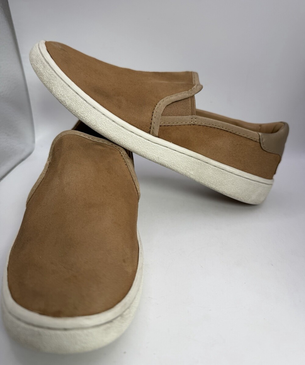 UGG slip On Sneaker Women's Sz 5.5 Chestnut Suede 1019217 Brown Shoes - Picture 4 of 7